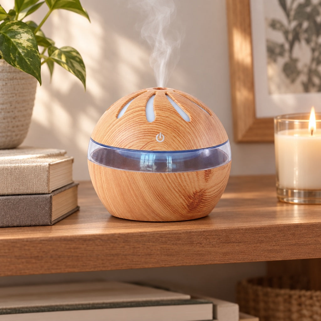 Wood Grain Aroma Diffuser lifestyle