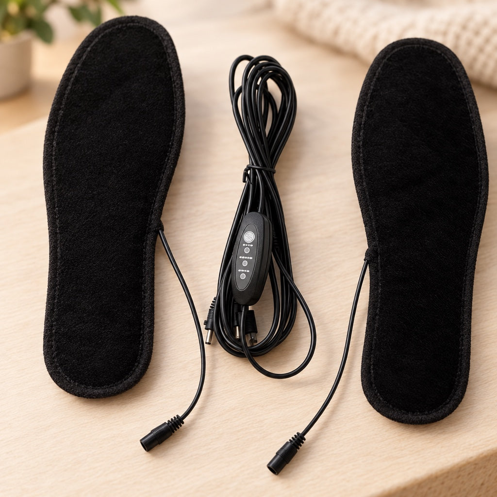 USB Heated Insoles close-up detail