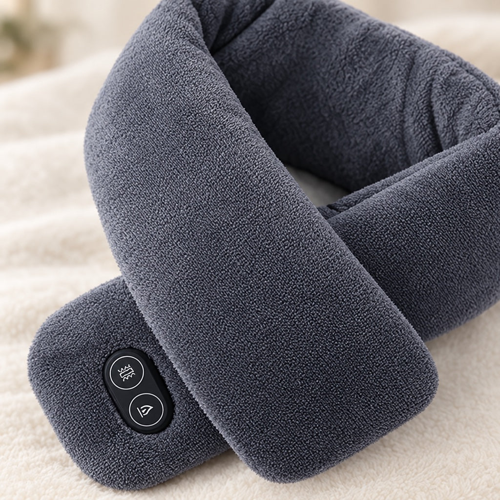 Heated Neck and Shoulder Massage Wrap close-up detail