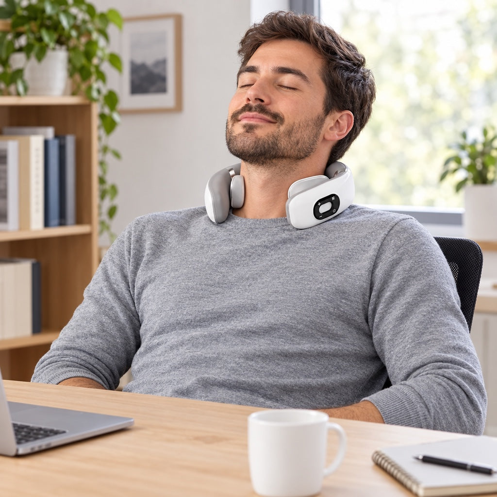 U-Shaped Neck Massager lifestyle