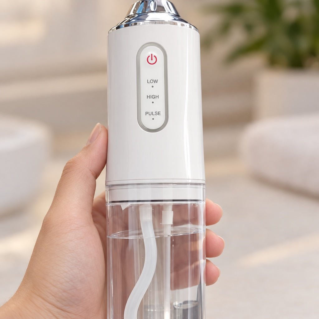 Cordless Water Flosser close-up detail
